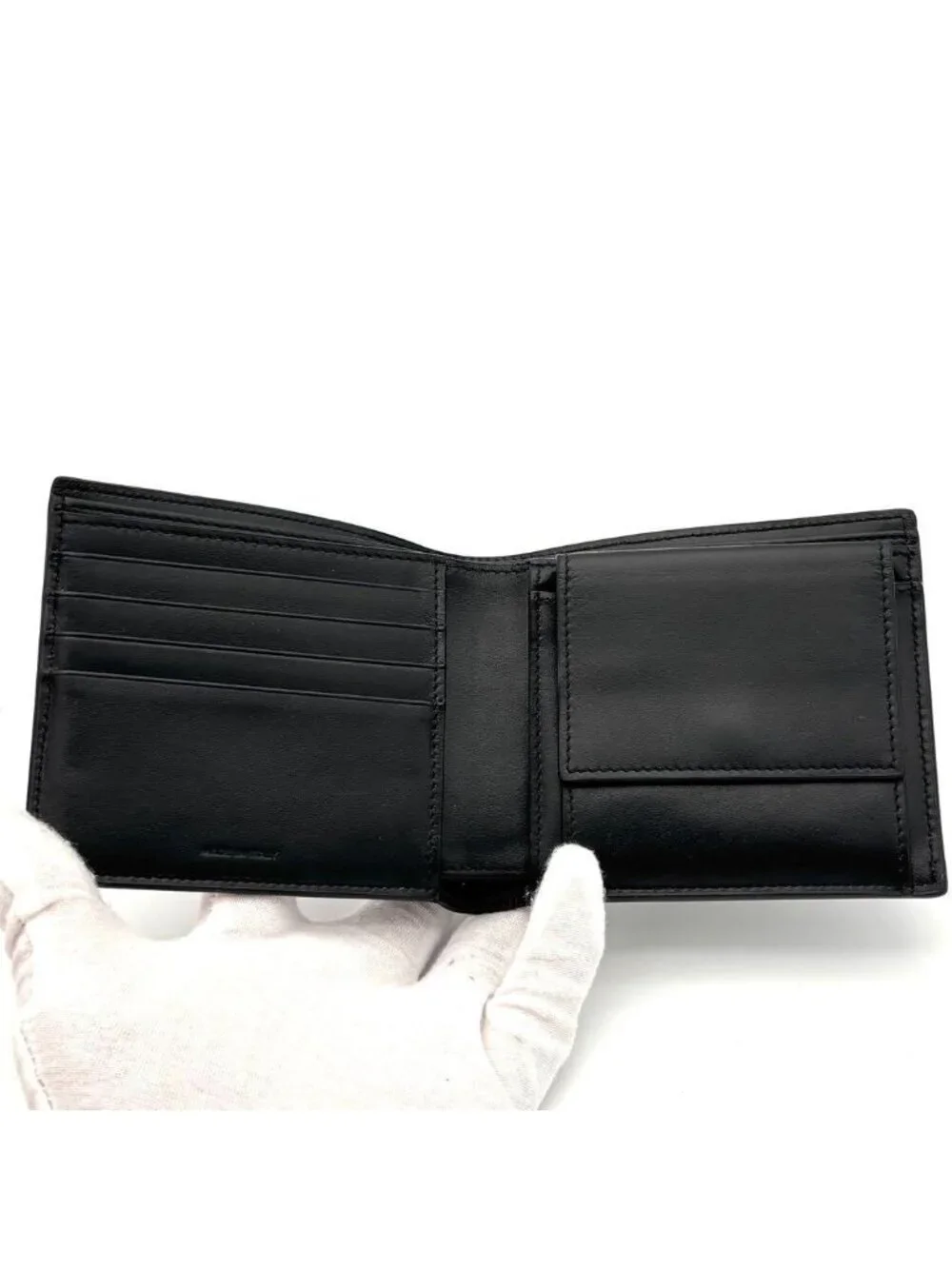 Celine Bifold Wallet Leather Black